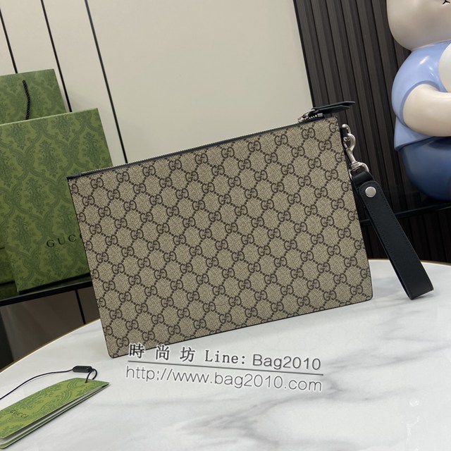 Gucci專櫃古馳最新款Ophidia系列手包男士手拿包 jh2285型號：473904